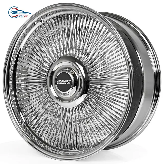 18*8 20*8 24*9 26*10 Customised Gold/Silver 100 144 Straight Spokes Center caps Rims Wire Wheel
