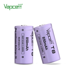 <span class=keywords><strong>Batterie</strong></span> Li-ion Vapcell <span class=keywords><strong>RCR123A</strong></span> 16340 850 mAh 3A rechargeable pour lampe torche, bonne qualité - Product Image 4