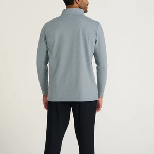 Sudadera de manga larga para hombre, estilo urbano, ligera, con cuello y cremalleras, la mejor, de poliéster, transpirable, para golf, con cremallera de un cuarto - Product Image 5