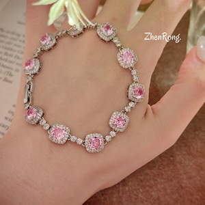Plata 925 Pulseras De Plata Sparkling Tennis Bangle Bulk Wholesale Jewelry Vendor Ready To Ship For Women Fine Jewelry - Product Image 1