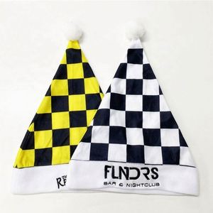 Gorro de Santa Claus con Diseño de Logotipo Personalizado, Bordado, de Fieltro, Terciopelo Grueso, para Adultos y Niños, Opciones Multicolores - Product Image 4