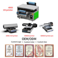 Penjualan terlaris 2025 mesin Printer Inkjet UV A2 mesin cetak Timbul 3D terintegrasi Multi-Roll untuk pencetakan kustomisasi