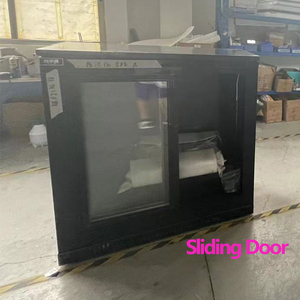 Mini-réfrigérateur de bar à porte vitrée simple, blanc/<span class=keywords><strong>noir</strong></span>, avec étagères réglables, commande numérique, <span class=keywords><strong>grande</strong></span> <span class=keywords><strong>capacité</strong></span>, pour usage commercial et domestique - Product Image 4