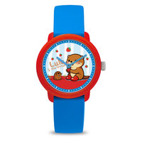 Montre à quartz pour enfants 2026 IP avec chiffres de dessin animé mignons, cadran de 34 mm, design sportif tendance, boîtier rond étanche
