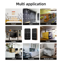 Serrure de casier intelligente pour bureau et fitness en intérieur, avec code PIN à 10 chiffres, serrure numérique pour armoire de rangement