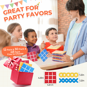 Joycat 2025 nuevo estilo 12cm sobre regalos para estudiantes Mini rompecabezas de fieltro Tic Tac Toe tablero de juego estratégico juguetes educativos para niños - Product Image 3