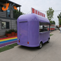 Camion de restauration mobile en acier inoxydable, kiosque entièrement équipé, chariots de vente au détail extérieurs pour bière, glaces et café, résistant à la rouille, idéal pour les zones côtières
