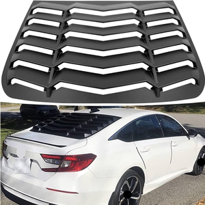 For 2018-2021 Rear <b>Window</b> Style ABS Plastic Matte Black Shade <b>Cover</b> Exterior Accessory without Color - Product Image 6