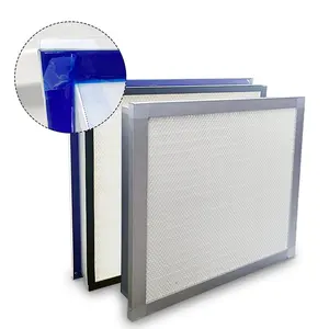 CE Standard H14 Mini Pleat Gel Seal HEPA & ULPA Filter For Clean Room