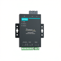 Konverter Media Serat Optik Moxa TCF-142-S-ST-T RJ45 ke Transceiver Serat Optik dengan Port RS-232/422/485 untuk Jaringan Industri