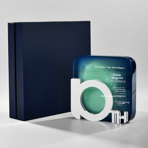 Trofeo de Cristal Premium de Diseño Creativo Gratuito para Personal Destacado, Premios de <span class=keywords><strong>Aniversario</strong></span> y Excelencia, Regalos Corporativos y Recuerdos - Product Image 5