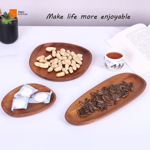Bandeja de Madera de Olivo Multiusos, Personalizada, de Lujo, Moderna, Rústica, Estilo Granja, <span class=keywords><strong>para</strong></span> Servir Comida, Sushi, Frutas, <span class=keywords><strong>Postres</strong></span> y Café - Product Image 3