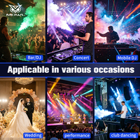 Équipement DJ, machine à fumée LED RGB DMX512 portable, pistolet à jet de fumée pour bar, discothèque, soirée, spectacle