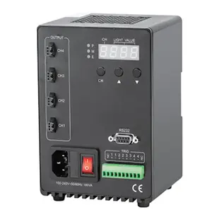 Controlador de luz de flash de visión artificial DC 24V para inspección de visión industrial con controlador estroboscópico