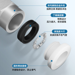Apocalypse Pneumatic Quick Connector PC4 M5 PL4 M3 Copper Plastic Mini Air Hose Fitting For PU6mm Tube - Product Image 1