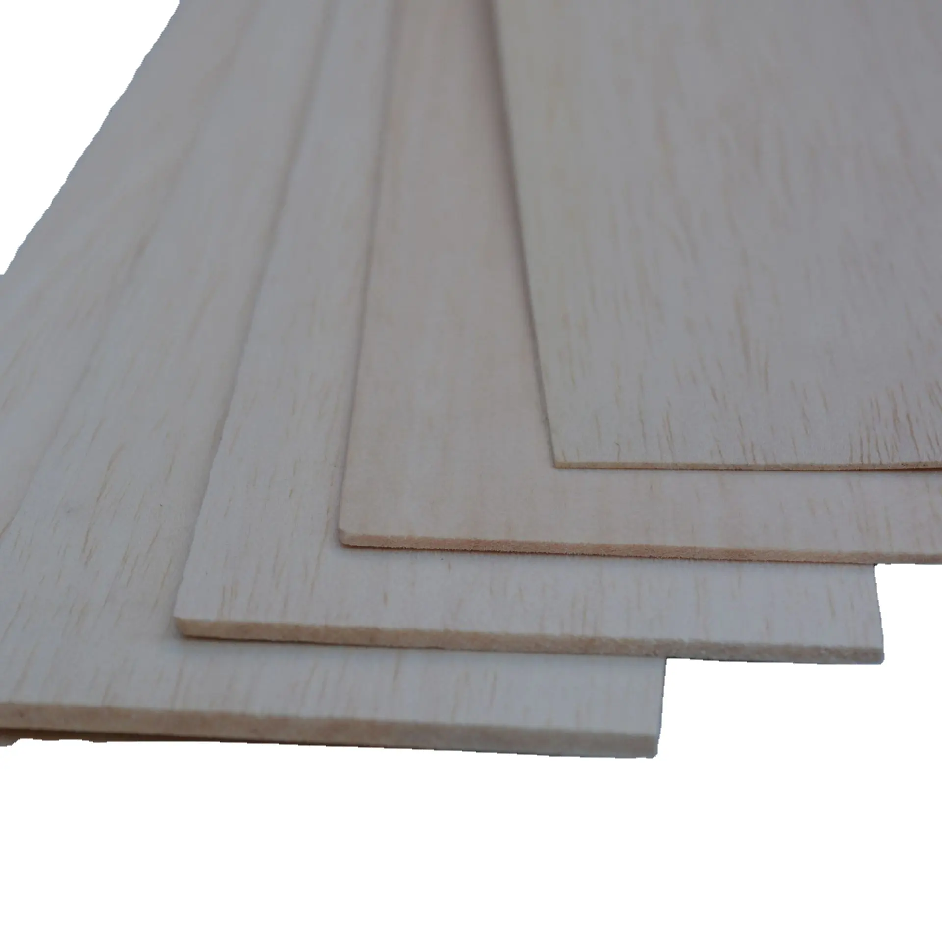 Balsa wood in block and sheet different sizes light wood balsa stick balsa dowel paulownia china factory
