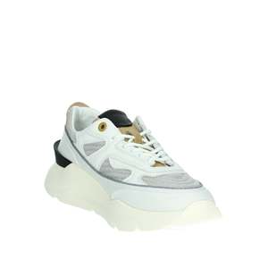 D.A.T.E. Baskets pour hommes M401-FM-DR-LG en toile blanche, chaussures tendance - Product Image 5