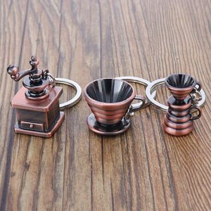 3D Simulation Coffee Gift Mini Coffee Tamper Keyring Barista Tool Coffee Tools Keychain - Product Image 6
