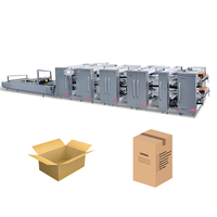 Machine à coller les boîtes ondulées électriques JY1650A 2000A 2400A - Contrôle automatique haute vitesse pour l'emballage alimentaire et chimique