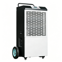 Déshumidificateur industriel électrique de type chariot 158L/J Haute Efficacité Mobile Commercial Entrepôt Usine Sécheur d'Air Humidificateur