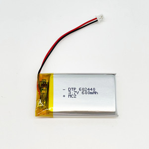Batería de Iones de Litio 602440 de 600 mAh y 3.7 V para Dispositivos Electrónicos, Recargable, de Polímero, Alta Capacidad de Fábrica - Product Image 1