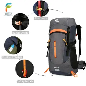 waterproof travel large capacity bag travel backpack 50L hiking sports best-selling luggage custom high quality camping backpack