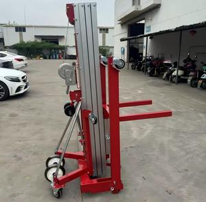 नए मैनुअल हैंड क्रैंक्ड एल्यूमीनियम मिश्र धातु लिफ्ट पोर्टेबल लिफ्ट पोर्टेबल लिफ्ट प्लेटफॉर्म एडजस्टेबल ऊंचाई 3.5 मीटर 5 मीटर 6.5 मीटर मीटर - Product Image 2