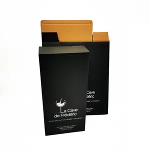 Recycle Customized Logo Paper Corrugated 2 Bottle Wine Box Wine Packaging Boxes Wine Boxes Packing Carton Cardboard