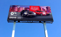 Écran LED publicitaire extérieur double face Yake HD étanche P5 P8 P10, affichage LED couleur pleine résolution fixe