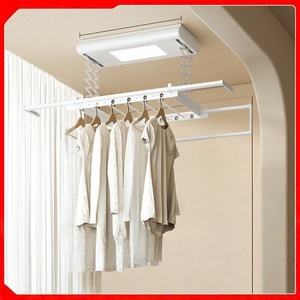Balcony remote control lifting intelligent horizontal cooling clothes automatic side mounted apartment electric <b>drying</b> <b>rack</b> - Product Image 3