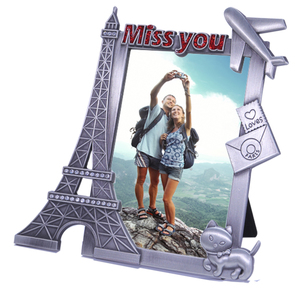 Álbum de fotos de aluminio personalizado, regalos turísticos de París, marco de fotos, recuerdos - Product Image 5