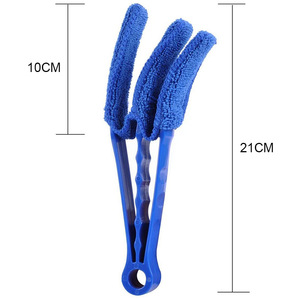 Cepillo de cerdas azules con mango de plástico, cerdas de nailon, herramienta de limpieza multifuncional para uso doméstico - Product Image 5