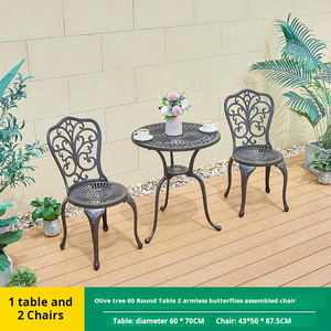 Açık avlu masa villa sandalye açık-hava balkon basit eğlence bahçe masa tezgah açık masa ve sandalye kombinasyonu - Product Image 4