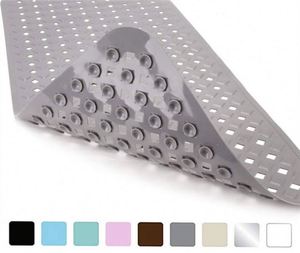 Nouveau tapis antidérapant pour baignoire K1219, 40*88cm, allongé, en PVC avec ventouses, tapis antidérapant pour salle de bain, tapis antidérapant pour les pieds - Product Image 4