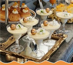 Gobelet en plastique de 150ml tasse de mousse de <span class=keywords><strong>yaourt</strong></span> tasse PS jetable pour dessert créatif de pudding adapté à la célébration de la Saint-Valentin - Product Image 3