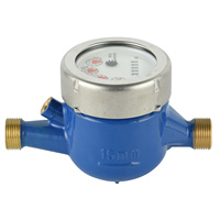 Ningshui High Quality R100 Brass Body Multi-Jet Dry Type Cold and Hot Mechanical Water Meter