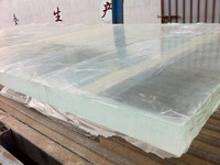 Feuille acrylique de plexiglas PMMA clair à haute lumière pour piscine