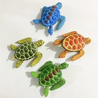 Aimant de réfrigérateur en résine 3D personnalisé, art déco animal, tortue, aimant puissant, décoration d'intérieur, souvenir, cadeau avec option de logo