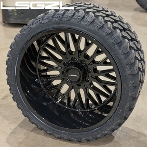 LSGZL Jantes forgées 20x10 20x12 24x112 22x12 22x14 24x14 26x14 26x16 à déport profond pour camion tout-terrain, Super Single, 8x6.5 8x200 - Product Image 3