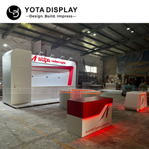 Stand d'exposition modulaire réutilisable Yota Xpanel, assemblage facile, installation rapide, présentoir en <span class=keywords><strong>bois</strong></span> pour salon professionnel - Product Image 1
