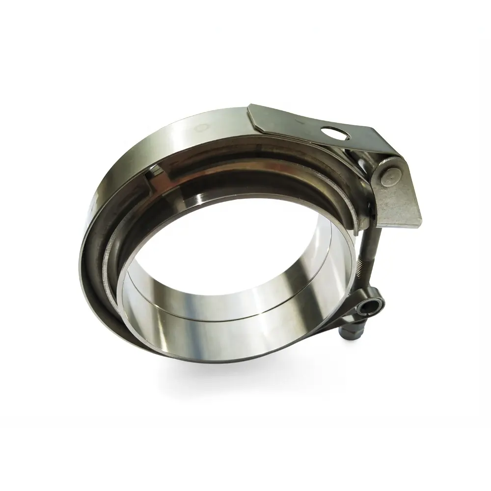 High quick release V band Clamp collar flanges ss 304 quick open vband clamp exhausr pipe clamp