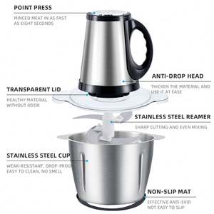 Мини-измельчитель для фруктов, овощей, 350, модная Электрическая Мясорубка/ - Product Image 4