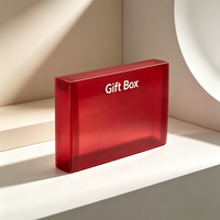 Boîte cadeau en plastique PET personnalisée, emballage de vente au détail pour bonbons, friandises et produits de collation