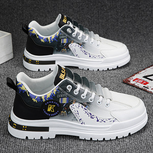 Zapatos de Hombre de Diseño Nuevo 2026, Venta al Por Mayor, Suela Blanda, Casuales, Transpirables, Deportivos, Parte Superior de Cuero Dividido, Cierre con Cordones, Cómodos - Product Image 2