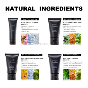 פרטי תווית טבעית העור טיפוח העור יומי נקי אנטי אקנה לחות תיקון טיפול העור להגדיר עבור גברים - Product Image 4