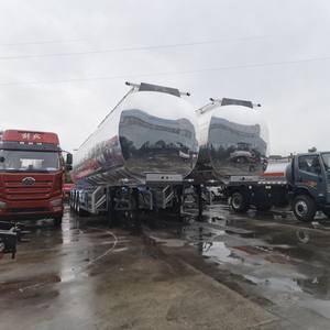 LSXC 60cmb Camion-citerne en alliage d'aluminium Matériau Réservoir d'huile 4 Alexs Semi Tralier 50t Capacité de charge Tanker - Product Image 4