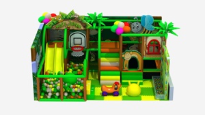 Equipo de Juegos Interactivo para Niños en Interiores con Temática de Jungla, Estructura de Juego Suave para Entretenimiento y Aprendizaje Infantil - Product Image 3