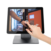 Écran tactile IPS 15 pouces compatible avec les systèmes de point de vente Windows, écran tactile durable pour les points de vente, les supermarchés et les restaurants