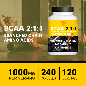 Capsules de BCAA à prix de gros pour la croissance musculaire et l'énergie – Complément sportif à chaîne ramifiée - Product Image 4