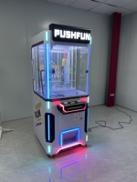 Machine de jeu à prix en forme de poupée à bouton-poussoir, machine de jeu pour enfants à monnayeur, équipement d'arcade à monnayeur pour divertissement intérieur